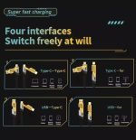 4 in 1 Multi USB PD Charger Charging Cable (6)