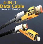 4 in 1 Multi USB PD Charger Charging Cable (7)