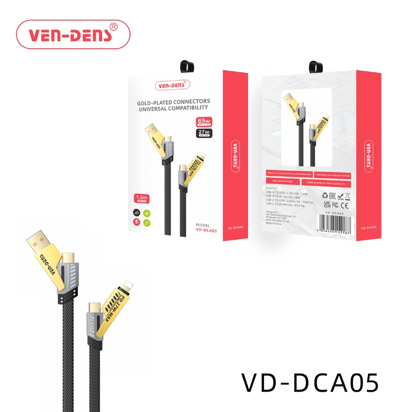 4 in 1 Multi USB PD Charger Charging Cable 4 in 1 Multi USB PD Charger Charging Cable