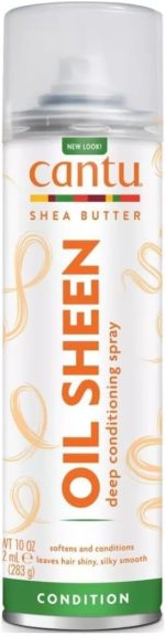Cantu Shea Butter Oil Sheen Deep Conditioning Spray 283g (10oz) – Moisturising Hair Shine Spray for Dry, Damaged & Natural Hair - Image 3