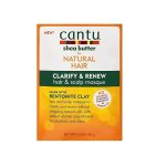 Cantu Natural Hair Clarify & Renew Hair Scalp Masque 1.5oz | Deep Cleansing Scalp Treatment | Removes Build-Up & Refreshes Hair - Image 3