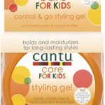 Cantu Kids Styling Gel 2.25oz | Gentle Hold Hair Gel for Kids | Defines Curls, Controls Frizz & Flyaways