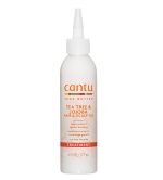 Cantu Shea Butter Tea Tree & Jojoba Hair & Scalp Oil 6oz | Nourishing Scalp Treatment for Dry Hair, Hair Growth Support & Moisture Care