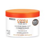 Cantu Leave-In Conditioner for Men 368.5g / 14oz (384ml) – Deep Moisturizing Hair Conditioner for Curly, Coarse & Textured Hair