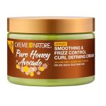 Creme Of Nature Smoothing & Frizz Control Curl Defining Cream 326g | Moisturizing Curl Enhancer for Defined, Soft & Frizz-Free Natural Curls