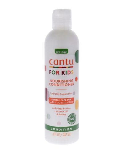 Cantu Care For Kids Nourishing Conditioner 237ml | Hydrating Conditioner for Curly, Coily & Wavy Hair | Moisturizes & Softens Children's Hair