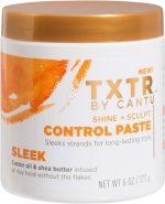 Cantu TXTR Shine & Sculpt Control Paste 173g | Anti-Frizz Hair Styling Paste with Shea Butter & Castor Oil for Sleek Styles, Edges & Protective Hairstyles - Image 2