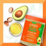 Cantu Avocado Hydrating Styling Gel 18.5oz (524g) – Moisturizing Hold for Curly, Coily & Wavy Hair – Frizz Control & Shine Enhancement - Image 3