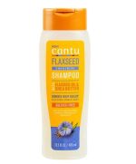 Cantu Flaxseed Smoothing Shampoo 13.5oz (400ml) – Anti-Frizz Moisturizing Shampoo for Curly, Coily & Wavy Hair – Sulfate Free Hair Cleanser