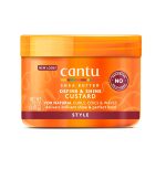Cantu Natural Shea Butter Define & Shine Custard 354g | Curl Defining Styling Custard for Natural Hair | Frizz Control & Long Lasting Shine