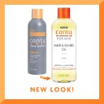Cantu For Men Hair & Beard Oil 3.4 fl oz (100ml) with Shea Butter – Moisturizing Beard Oil for Soft, Healthy Hair & Beard Care - Image 4
