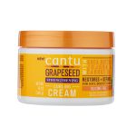 Cantu Grapeseed Strengthening Curl Cream 12oz | Moisturizing Curl Defining Cream for Natural, Curly & Coily Hair | Frizz Control & Strengthening Formula