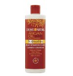 Creme of Nature Argan Oil Creamy Hydration Co-Wash Cleansing Conditioner 12oz / 354ml – Sulfate Free Moisturizing Cleanser for Curly, Coily & Dry Hair