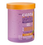 Cantu Grapeseed Strengthening Hair Gel 18.5oz | Strong Hold Anti-Frizz Styling Gel for Curly, Coily & Natural Hair - Image 2