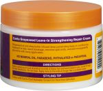 Cantu Grapeseed Leave-In Conditioning Repair Cream 340g | Moisturising Hair Treatment for Dry, Damaged & Frizzy Hair - Image 3