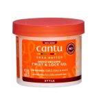 Cantu Shea Butter Moisturizing Twist & Lock Gel 13oz (370g) – Defines Twists, Braids & Locs, Frizz Control Hair Styling Gel with Shea Butter