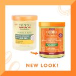Cantu Shea Butter Flaxseed & Olive Oil Braiding Styling Gel 18.25oz | Strong Hold Braid Gel for Twists, Braids & Protective Styles - Image 2