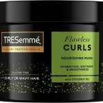 TRESemmé Flawless Curls Nourishing Hair Mask 440ml with Coconut Oil & Ceramide for Curly & Wavy Hair Deep Hydration & Frizz Control