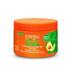 Cantu Avocado Hydrating Repair Leave-In Cream 340g | Moisturizing Hair Treatment for Dry, Damaged & Curly Hair | 12oz