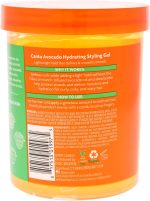Cantu Avocado Hydrating Styling Gel 18.5oz (524g) – Moisturizing Hold for Curly, Coily & Wavy Hair – Frizz Control & Shine Enhancement - Image 2