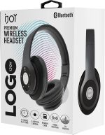 IJOY Wireless Bluetooth Headphones with Mic, Rechargeable & Foldable Hi-Fi Stereo Over Ear Headset with Built-in Smart 5-Button Control, Micro SD Card slot and FM radio, Black - Image 3