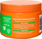 Cantu Avocado Curling Cream 340g (12oz) – Moisturizing Curl Defining Cream for Natural Curls, Coils & Waves – Frizz Control & Soft Hold - Image 3