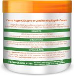 Cantu Shea Butter Leave-In Conditioning Repair Cream 16oz / 453g | Deep Moisturizing Hair Treatment for Dry, Damaged & Natural Hair - Image 5