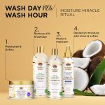 African Pride Moisture Miracle Shea Butter & Flaxseed Oil Curling Cream 340g (12oz) – Curl Defining Moisturiser for Natural Curls, Coils & Waves - Image 4