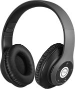 IJOY Wireless Bluetooth Headphones with Mic, Rechargeable & Foldable Hi-Fi Stereo Over Ear Headset with Built-in Smart 5-Button Control, Micro SD Card slot and FM radio, Black - Image 5