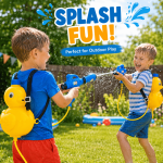 Kids Duck Backpack Water Gun Pump Action
