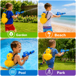 Kids Duck Backpack Water Gun Pump Action
