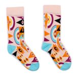 Hop Hare Bamboo Socks S/M - Psychedelic Evil Eye - Image 4