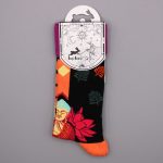 Hop Hare Bamboo Socks S/M - Pink Buddha & Lotus  - Image 2
