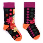 Hop Hare Bamboo Socks S/M - Pink Buddha & Lotus  - Image 6