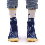 Hop Hare Bamboo Socks S/M - Midnight Cat - Image 4