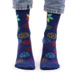 Hop Hare Bamboo Socks S/M - Rainbow Chakra - Image 4