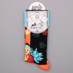 Hop Hare Bamboo Socks S/M - Blue Buddha & Lotus  - Image 3