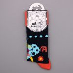 Hop Hare Bamboo Socks S/M - Cosmic Elephant  - Image 3
