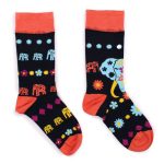 Hop Hare Bamboo Socks S/M - Cosmic Elephant  - Image 2