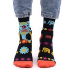 Hop Hare Bamboo Socks S/M - Cosmic Elephant  - Image 6