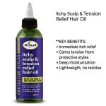 Difeel Pro-Growth Itchy Scalp Relief Hair Oil 8 oz (D47IS80) | Premium Scalp Treatment to Soothe Itching, Eliminate Dryness & Flakes, Nutrient-Rich Formula - Image 2