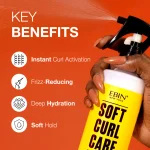 Soft Curl Care Curl Activator | Ultra-Defining & Hydrating Curl Cream for Frizz-Free, Bouncy & Soft Curls | Perfect for Waves, Curls & Coils - Image 2