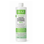 HAZ Wintergreen Rubbing Alcohol 50% (500ml / 17.59 fl. oz.) | Cooling Antiseptic & Rubdown Solution for Muscle Massages & First Aid