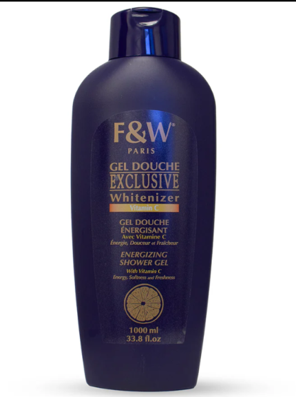 Exclusive Brightening Shower Gel with Vitamin C 1000ml (1 Litre) | Premium Antioxidant Body Wash for Radiant, Glowing & Even-Toned Skin