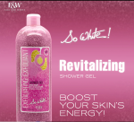 So White Exfoliating Shower Gel with Tonic Scrub 940ml | Dual-Action Brightening Body Wash & Gentle Skin-Polishing Scrub for Radiance - Image 3