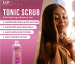 So White Exfoliating Shower Gel with Tonic Scrub 940ml | Dual-Action Brightening Body Wash & Gentle Skin-Polishing Scrub for Radiance - Image 4