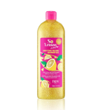 So Lemon Exfoliating Shower Gel 940ml | Brightening Body Wash & Skin Polishing Scrub with Lemon Extract for Radiant, Clear & Smooth Skin