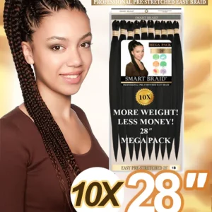 Smart Braid Pre-Stretched 10X Pack 28"