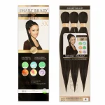 Smart Braid Pre-Stretched Synthetic Braiding Hair 3X Pack 20" Inch - Image 2