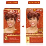 Creme of Nature Exotic Shine Color with Argan Oil from Morocco - 7.64 Bronze Copper | Permanent Hair Color Kit for Radiant Shine & Deep Moisture - Image 2